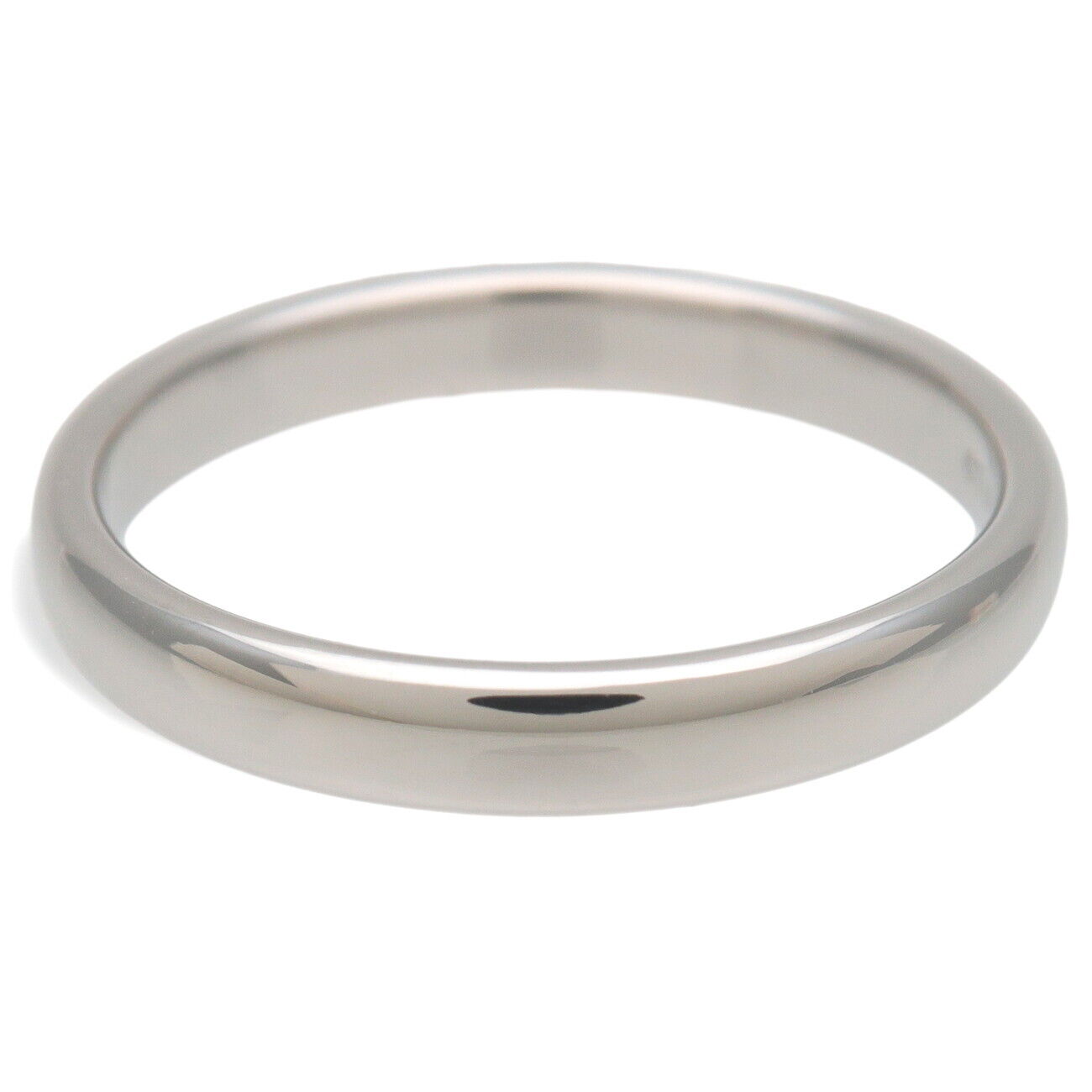 TiffanyCo. Classic Band Ring Platinum