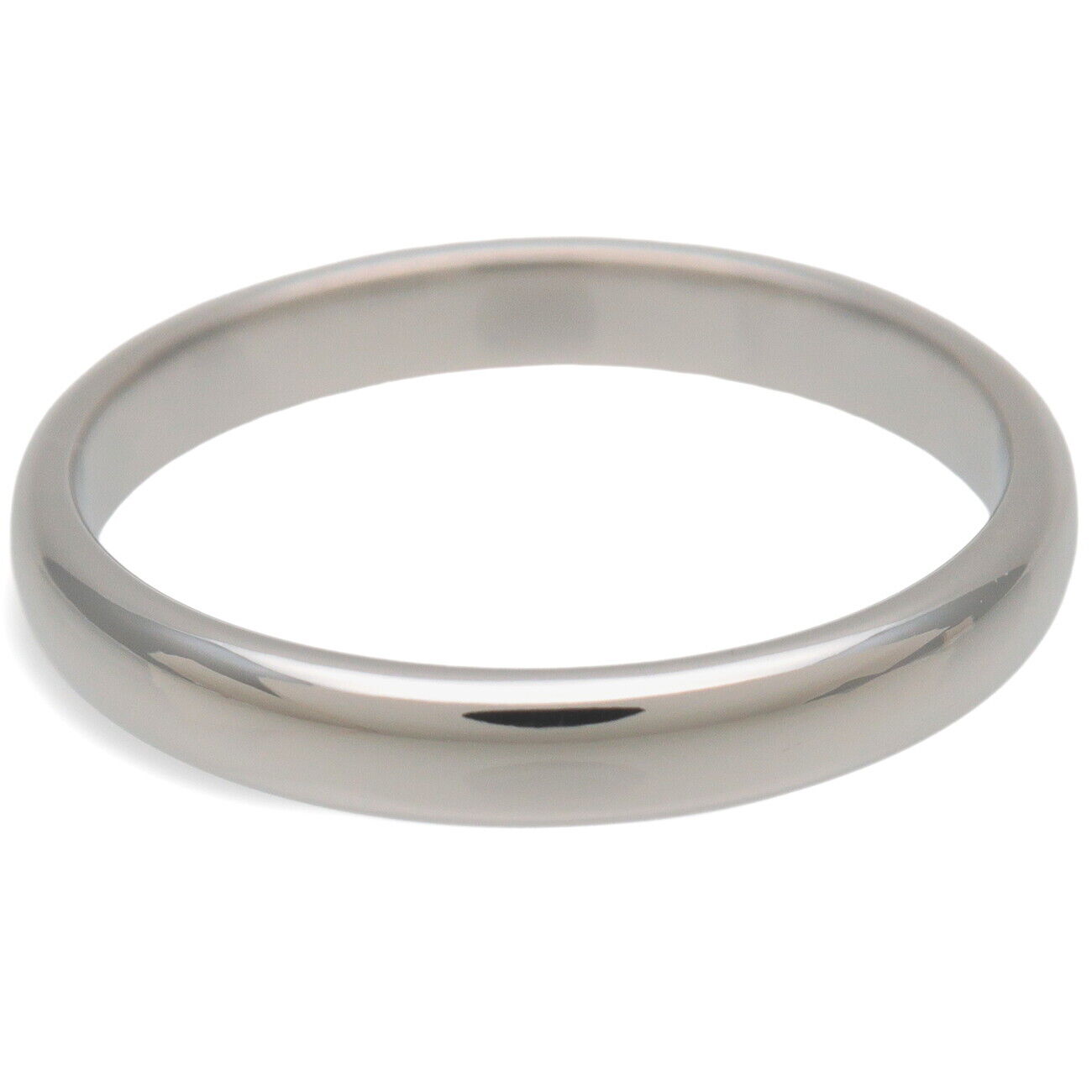 TiffanyCo. Classic Band Ring Platinum