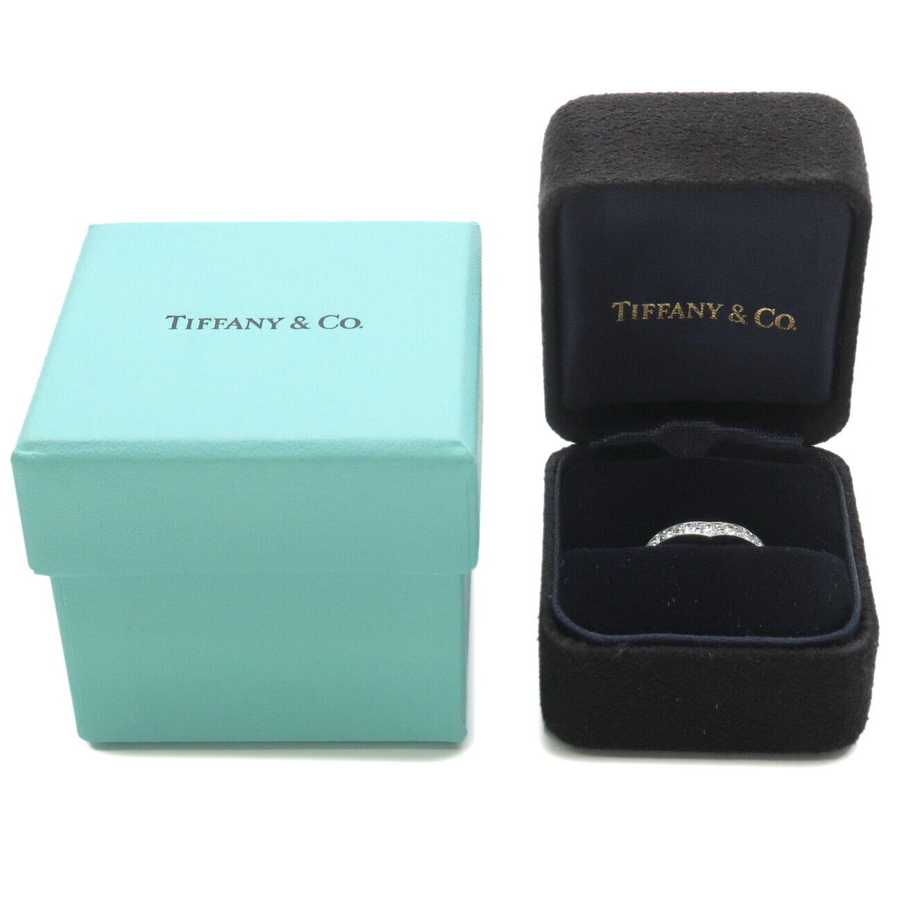 Tiffany&Co. V Band Ring 7P Diamond PT950 Platinum | Tiffany&Co