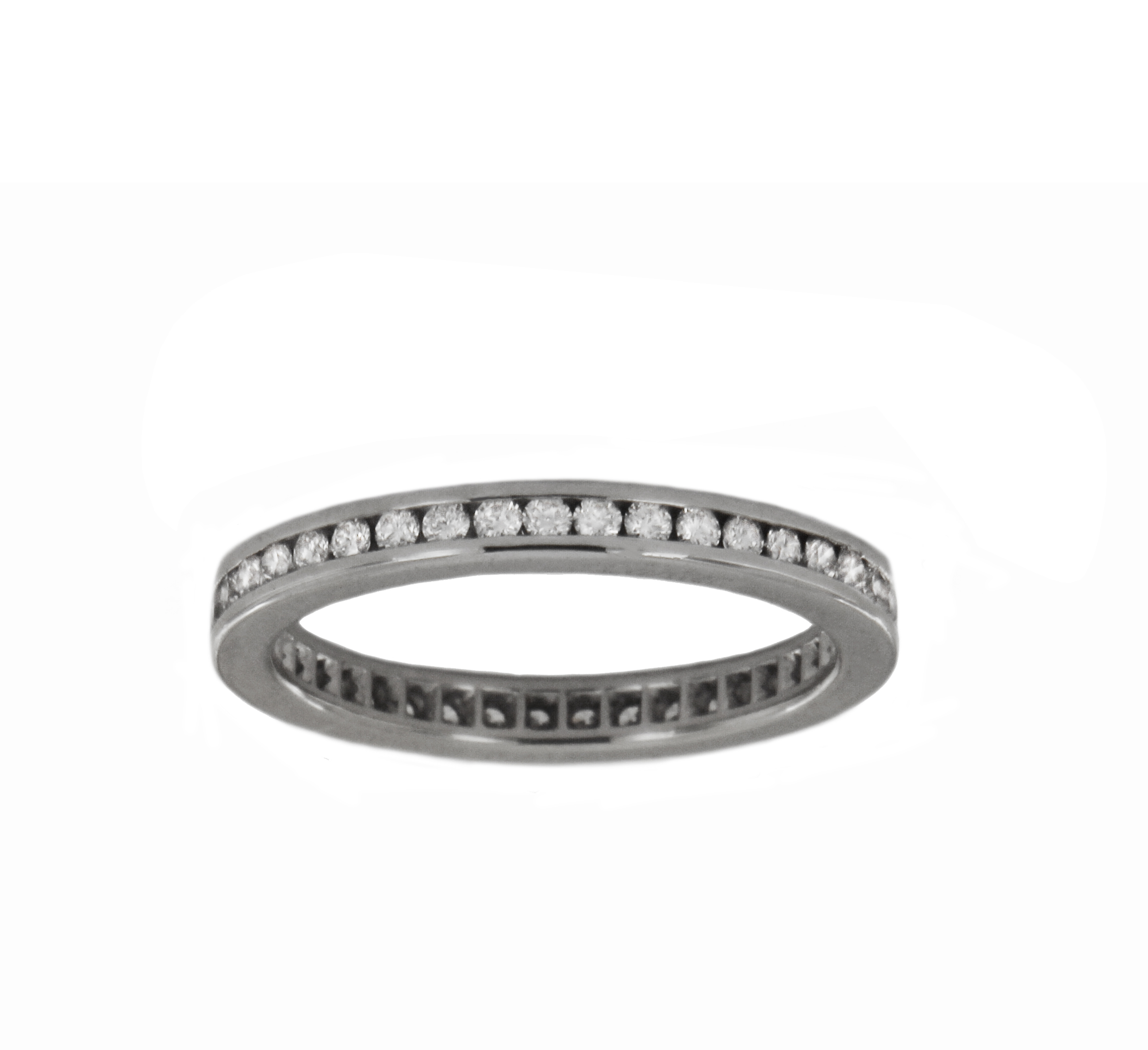 Cartier Ballerine Diamond Platinum Wedding Band Ring