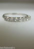 PLATINUM SINGLE CUT DIAMONDS LADIES RING SIZE 6.5