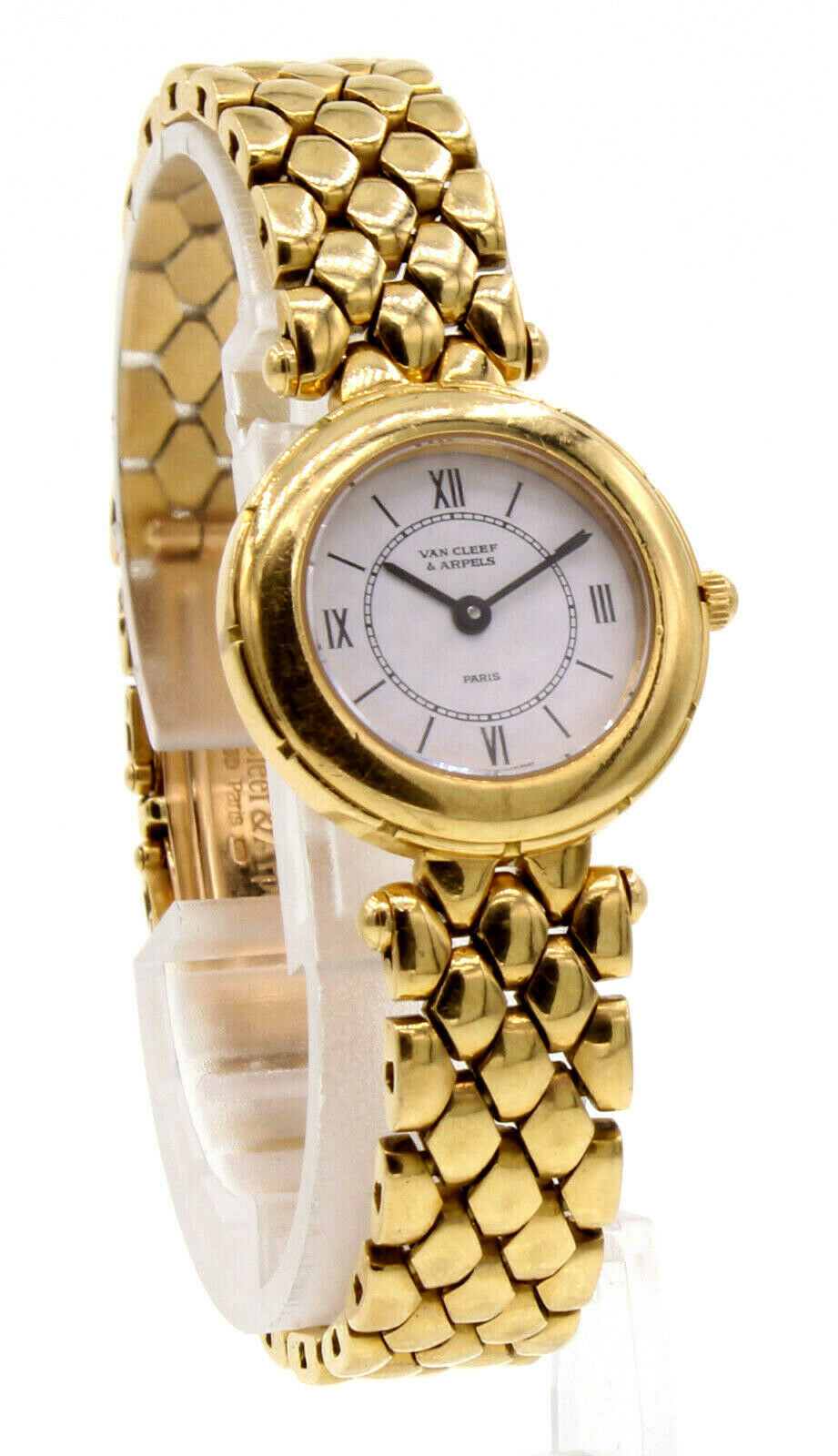 Ladies Van Cleef & Arpels 18K Yellow Gold Dress Watch 