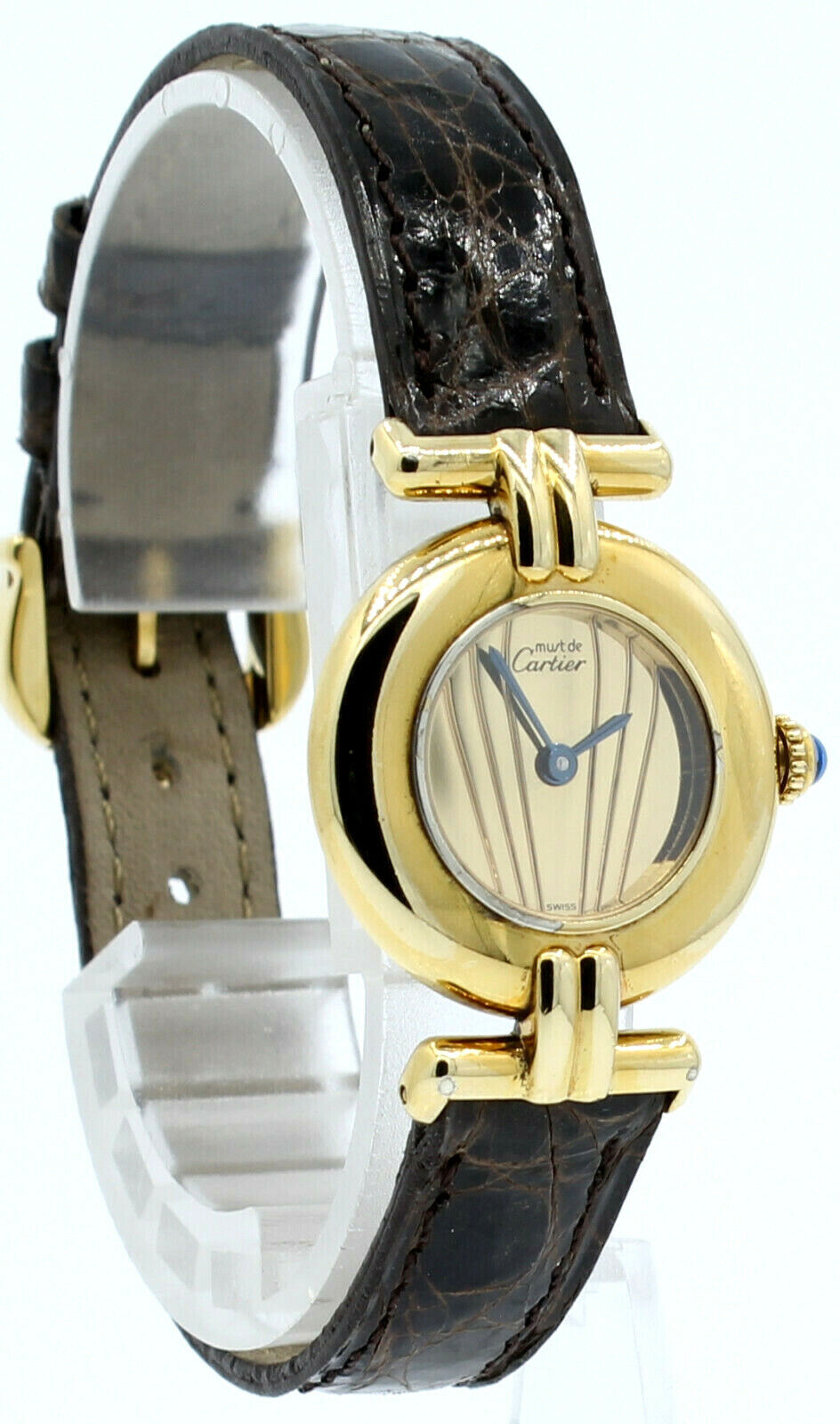 CARTIER Must De Cartier Vermeil Gold Sterling Silver circle Cream Dial Watch Cartier | Accessories | Cartier Must De Cartier Vermeil Gold  main image 2