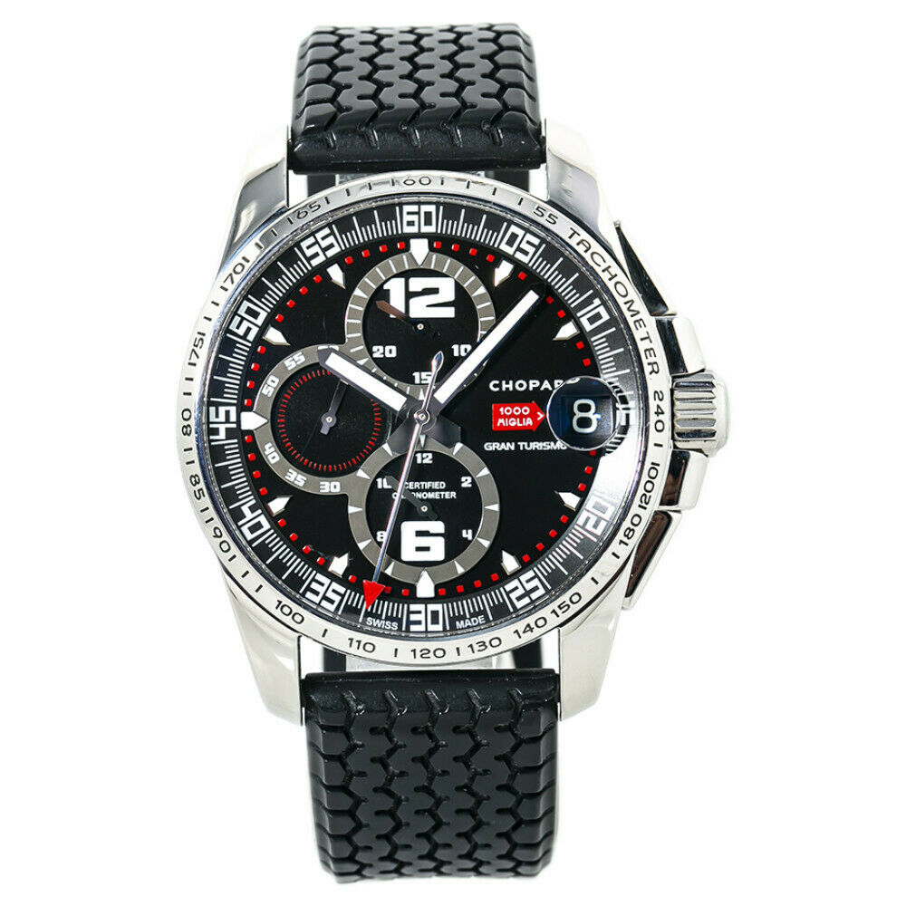 Chopard 1000 Mille Miglia 168459-3001 Mens Automatic Black Dial BoxPapers 44MM