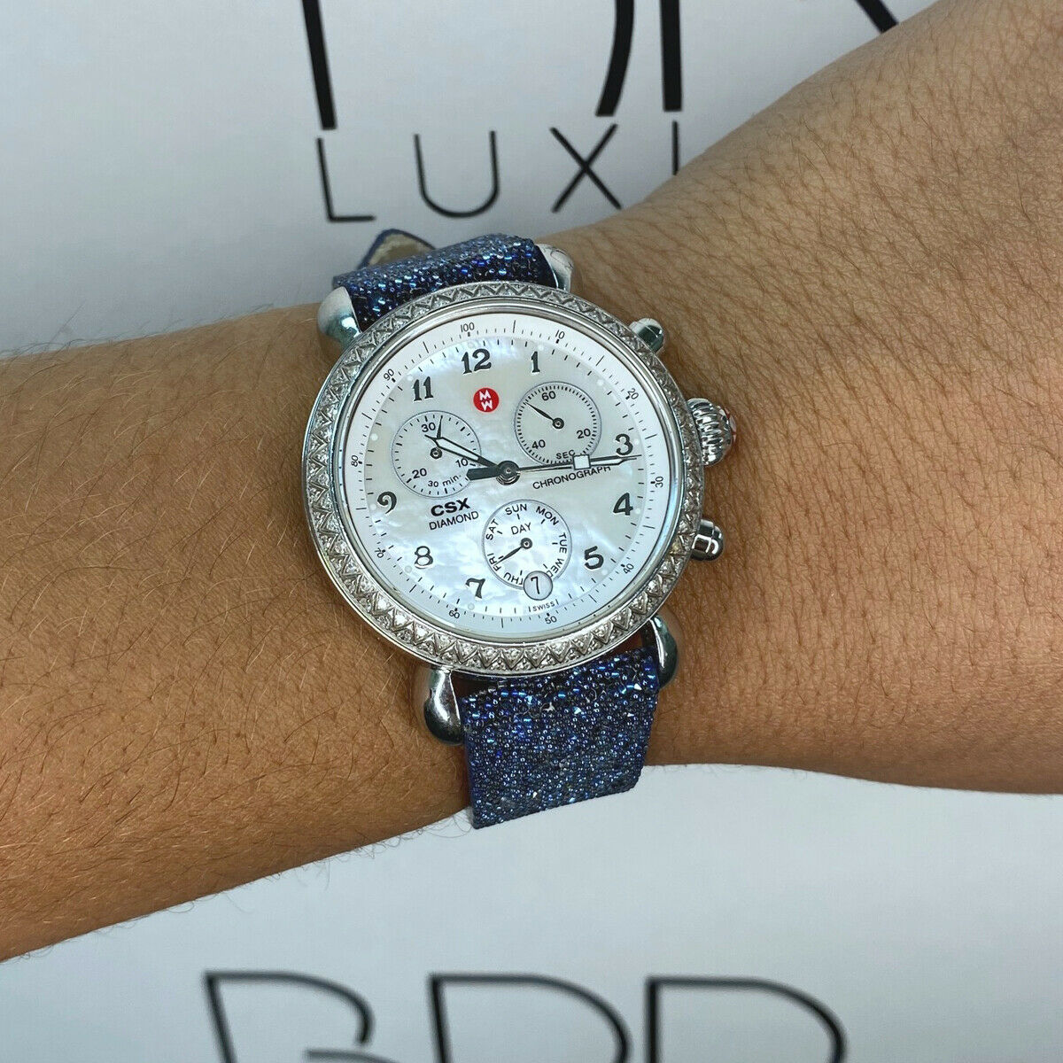 MICHELE Womens CSX 39 Diamond 【未使用美品】MICHELE ミッシェル CSX 