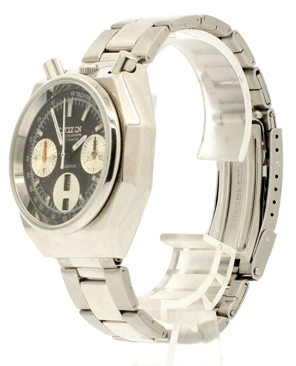 VINTAGE CITIZEN BULLHEAD CHRONOGRAPH AUTOMATIC STAINLESS CAL. 8110