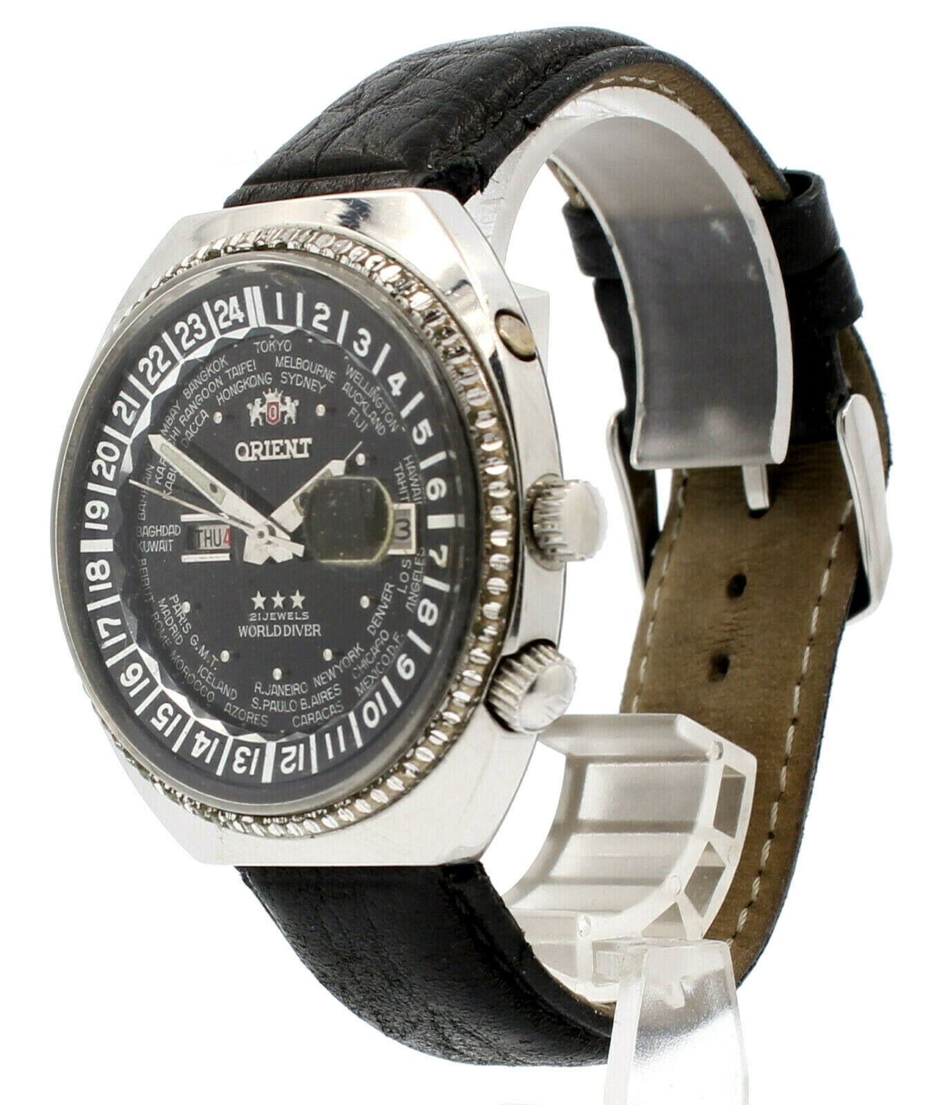 ORIENT WORLD DIVER 3 Star 21 Jewels Automatic Steel 44mm Vintage