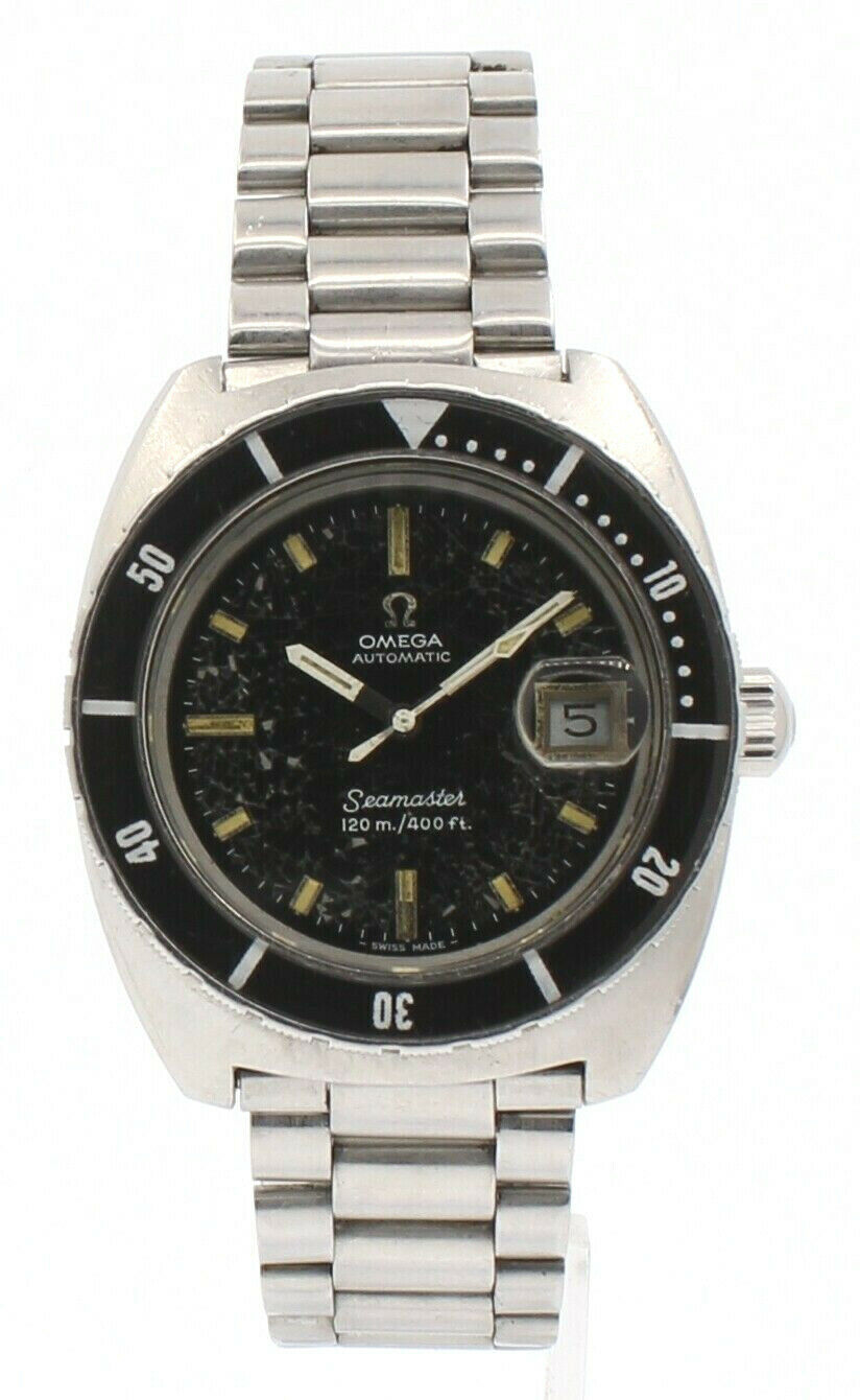Omega Seamaster 120m Stainless Steel Black Dial 40mm Watch