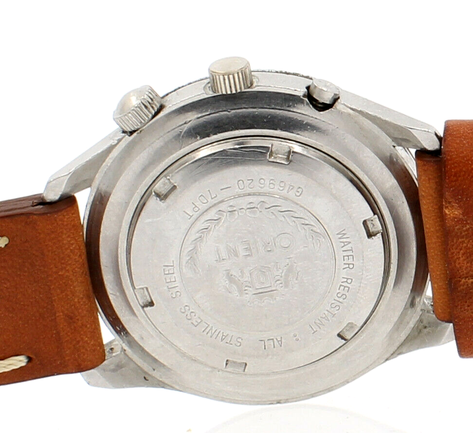 Orient KING DIVER Automatic Watch KD 21 JEWELS Japan Orange Dial