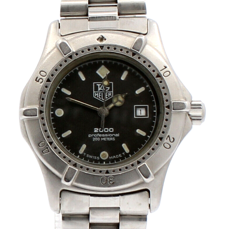 Tag Heuer 2000 Professional 200m Quartz Black Dial 30mm Ladies