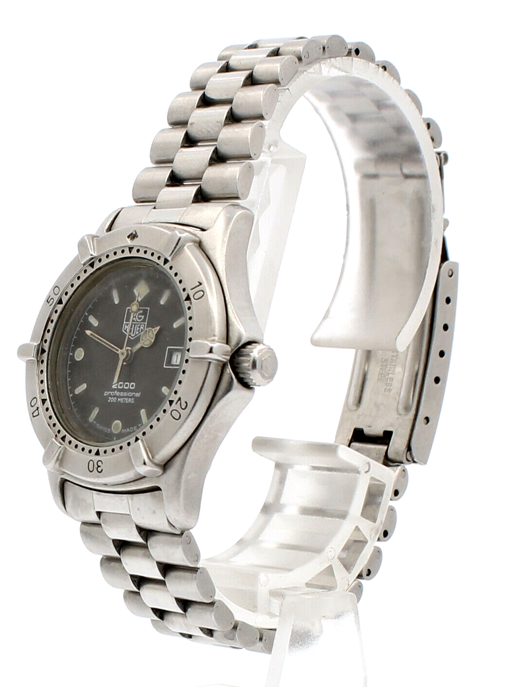 TAG-HEUER★プロフェッショナル2000 for Ladies※大特価！ Tag Heuer 2000 Professional 200m Quartz Black Dial 30mm Ladies