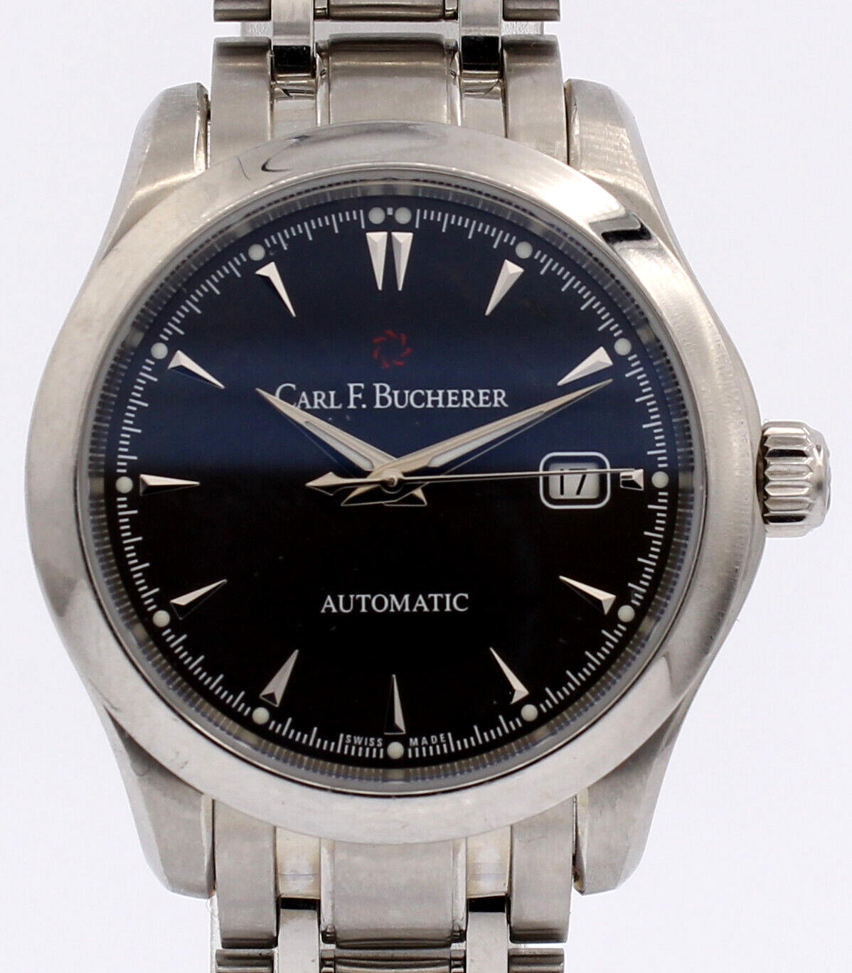 Carl F. Bucherer Manero Steel Automatic Date Watch