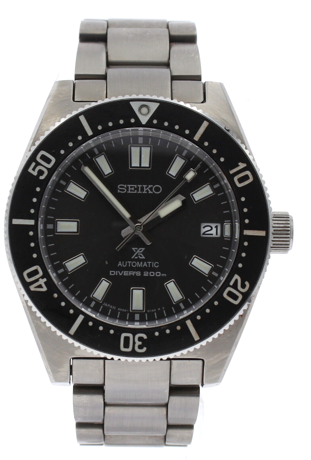 Seiko Prospex Divers Automatic Steel Charcoal Gray Watch
