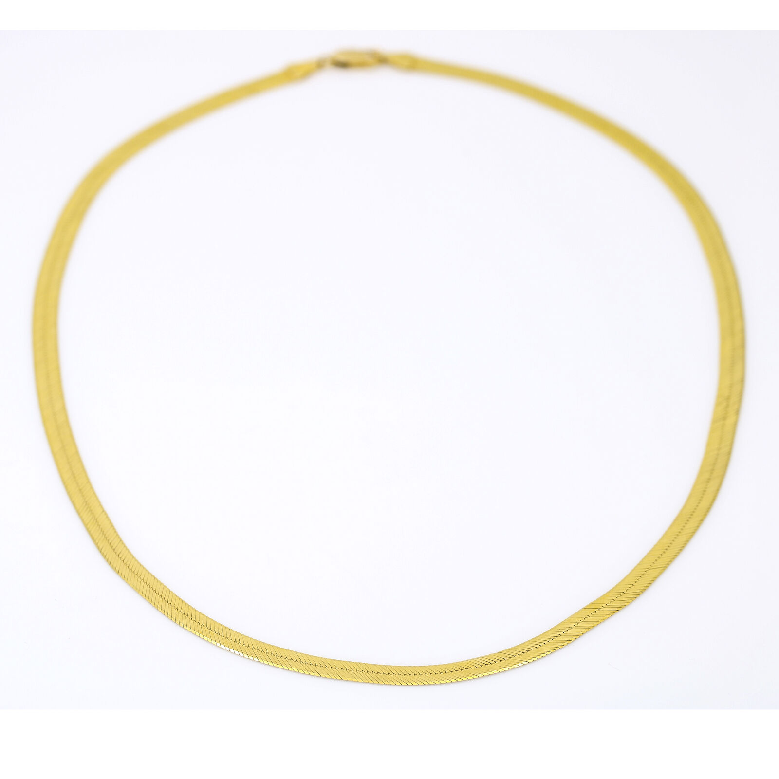 Women's Italian Snake Omega Mesh Style Chain Necklace