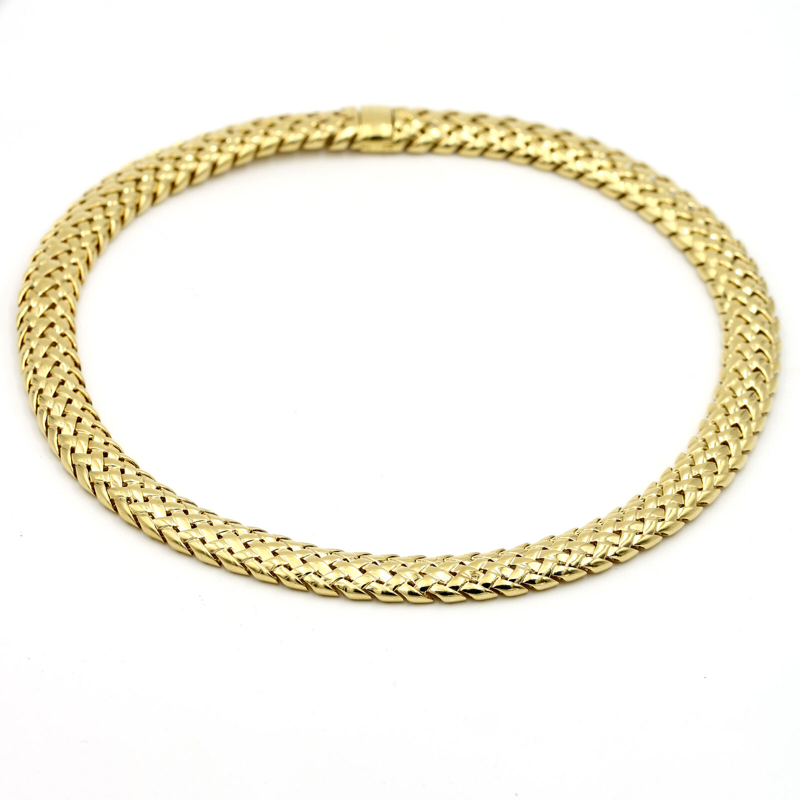 Tiffany  Co. Vannerie Women's Necklace in 18k Yellow Gold
