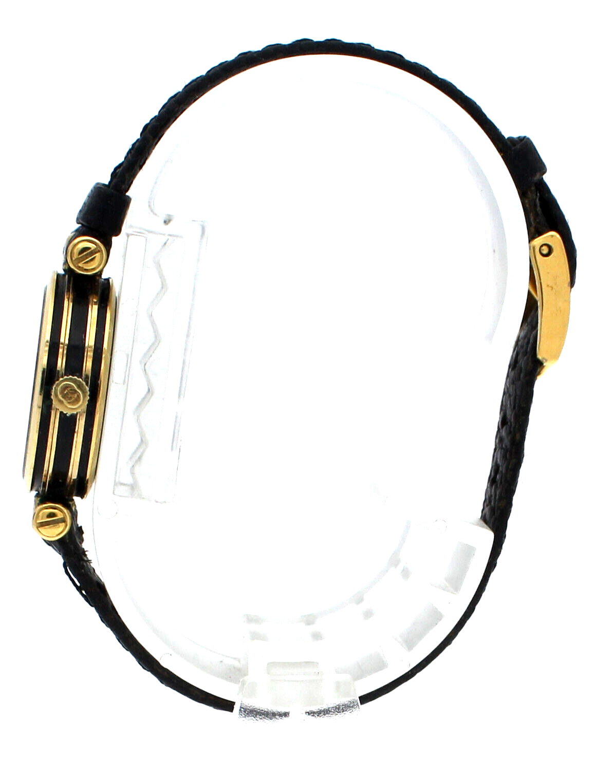 Vintage Gucci 2000M Stack Enamel Black Dial 22mm Ladies  display picture 2