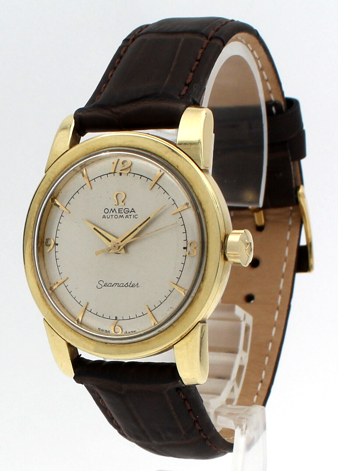 Vintage Omega SEAMASTER Gold Plated Steel Auto 34mm Men's Watch