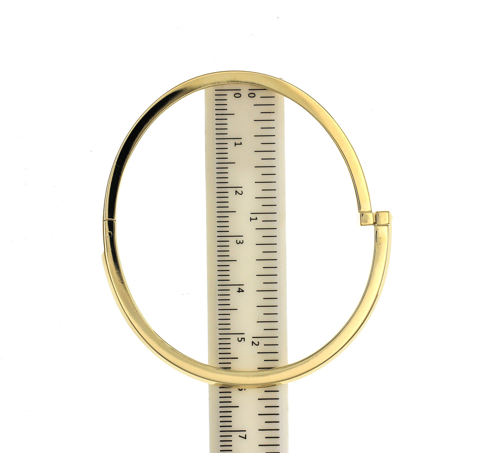 Bracelet Diamants 1/2 Carat En Or 18K Jaune - Charrière à Charnière - Neuf Avec Étiquettes