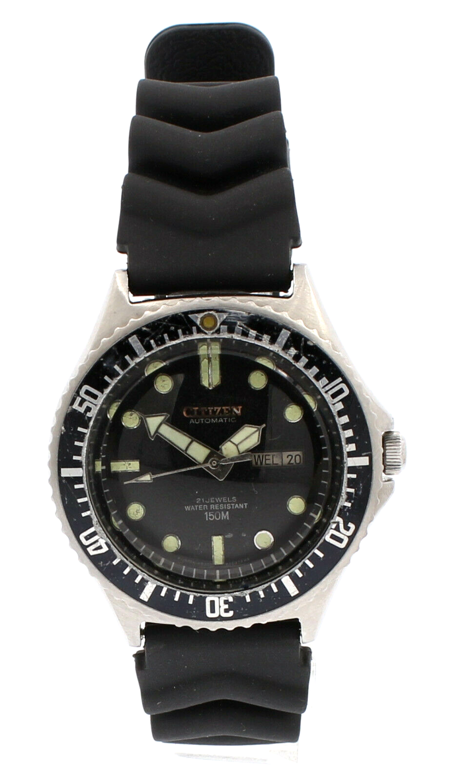 VINTAGE CITIZEN 150M DAY-DATE DIVER AUTOMATIC STAINLESS