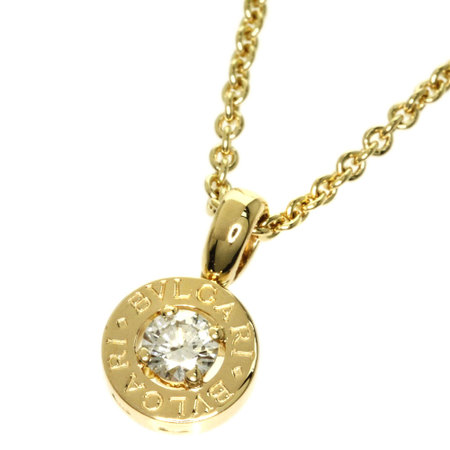 Bulgari 18K Yellow Gold Diamond Necklace 