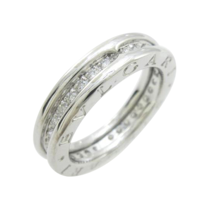 Bulgari 18K White Gold Zero1 1 Band Ring