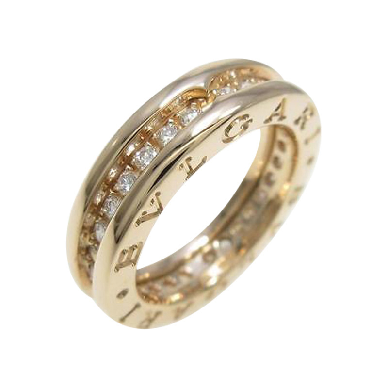 Bulgari B zero1 750 Pink Gold Band Ring 