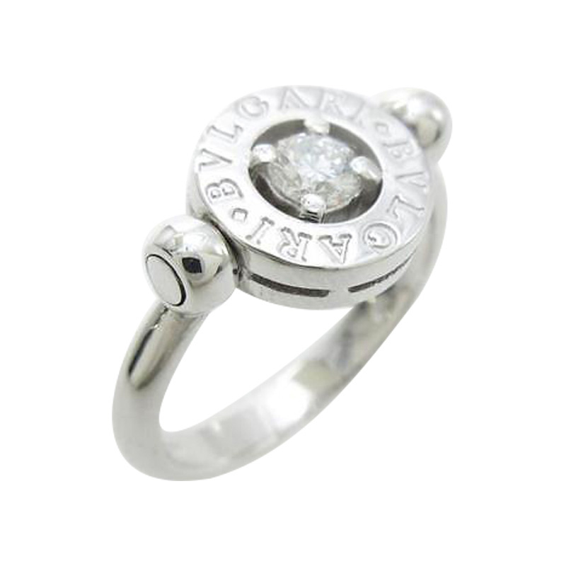 Bulgari 750 White Gold Ring 
