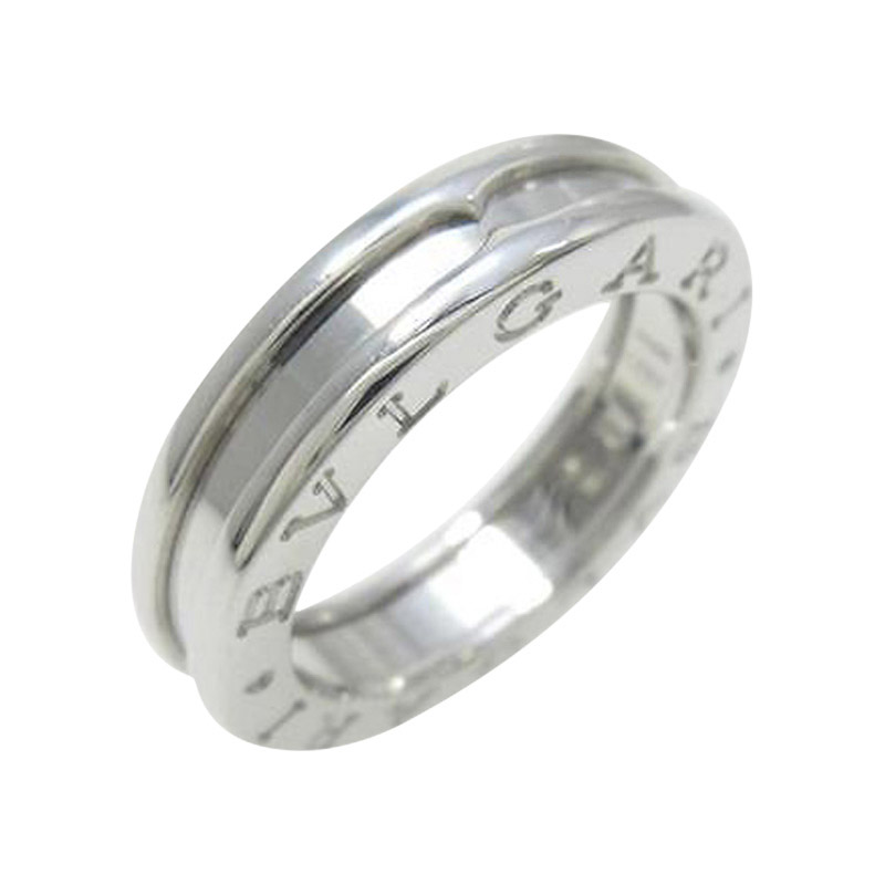 Bulgari B zero1 750 White Gold Band Ring 