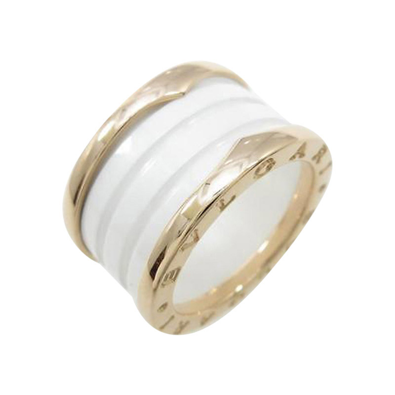 Bulgari B zero1 750 Pink Gold Band Ring 