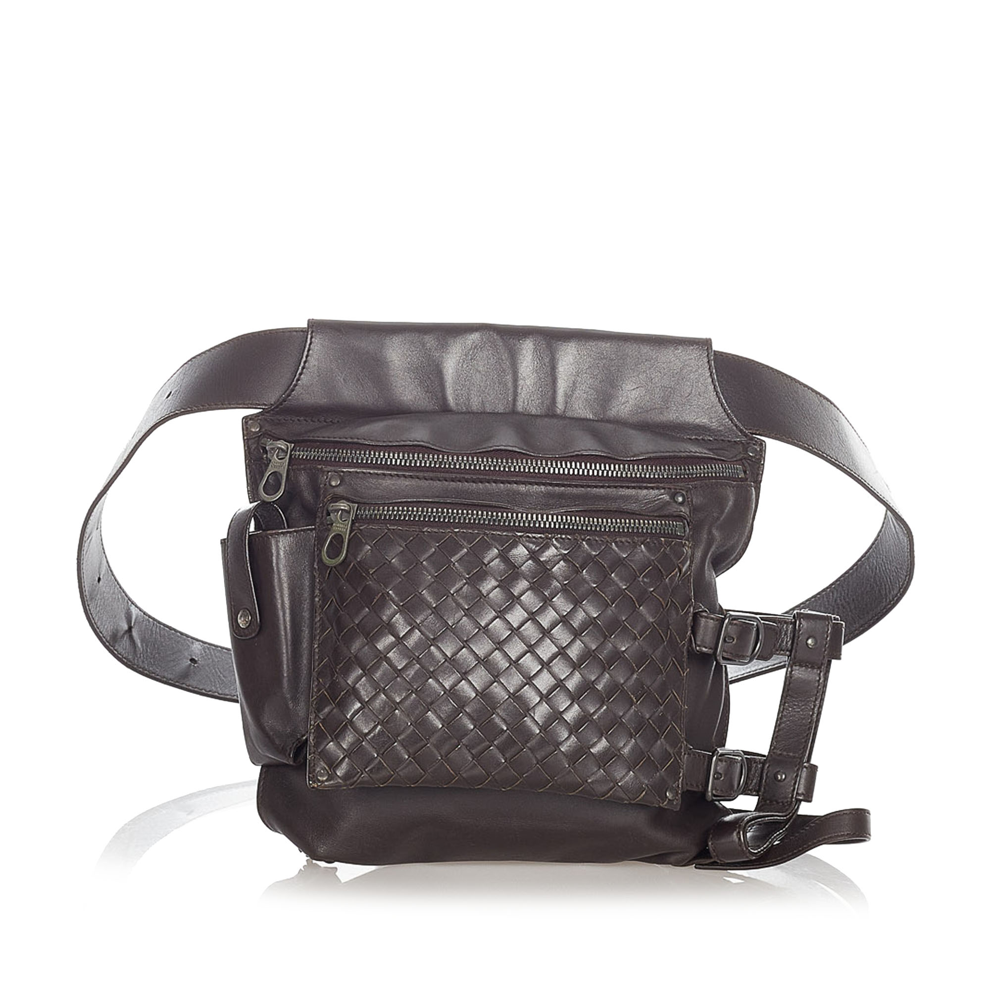 Bottega VenetaIntrecciato Leather Belt Bag