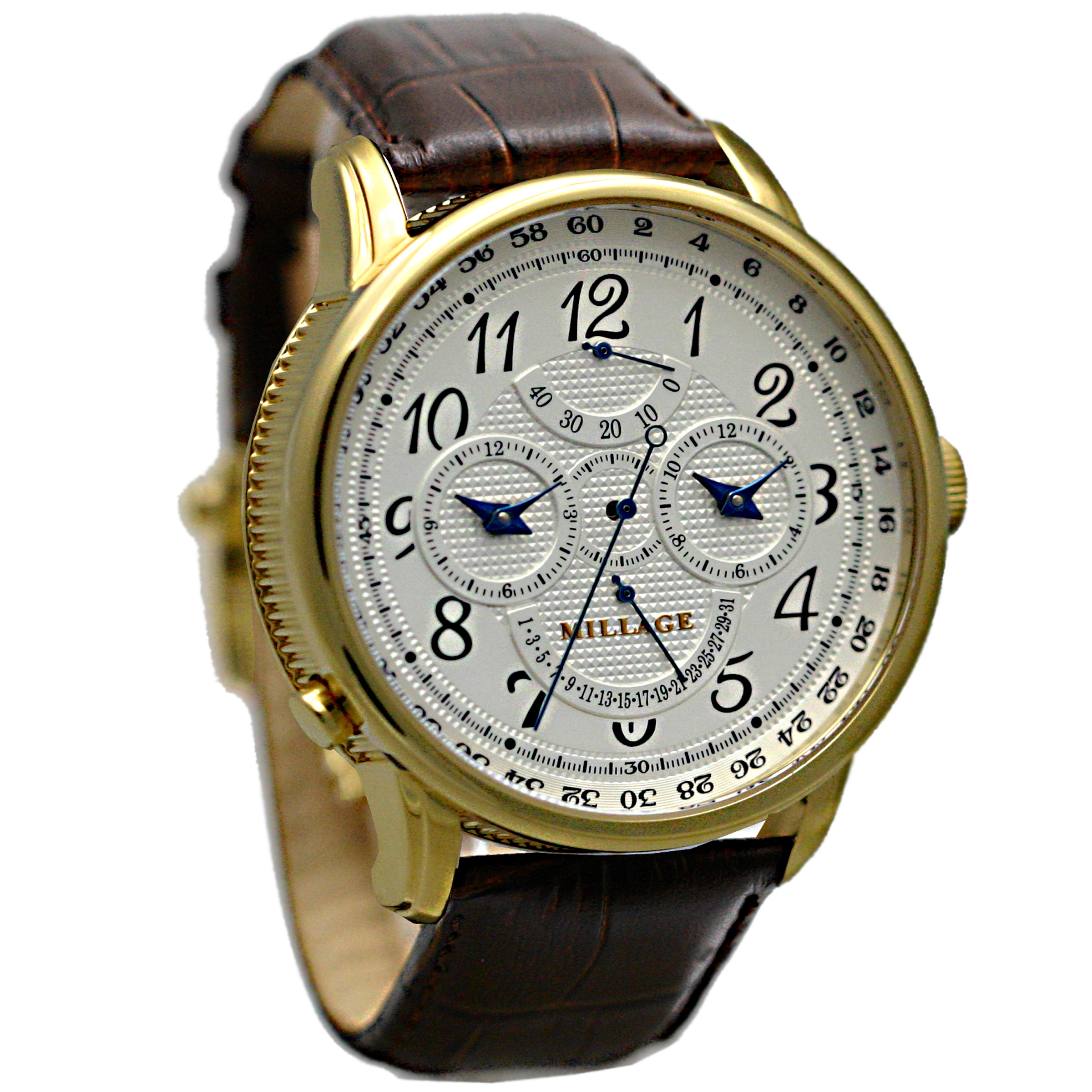 M3526 SILVER YG BROWN / MILLAGE WATCHES