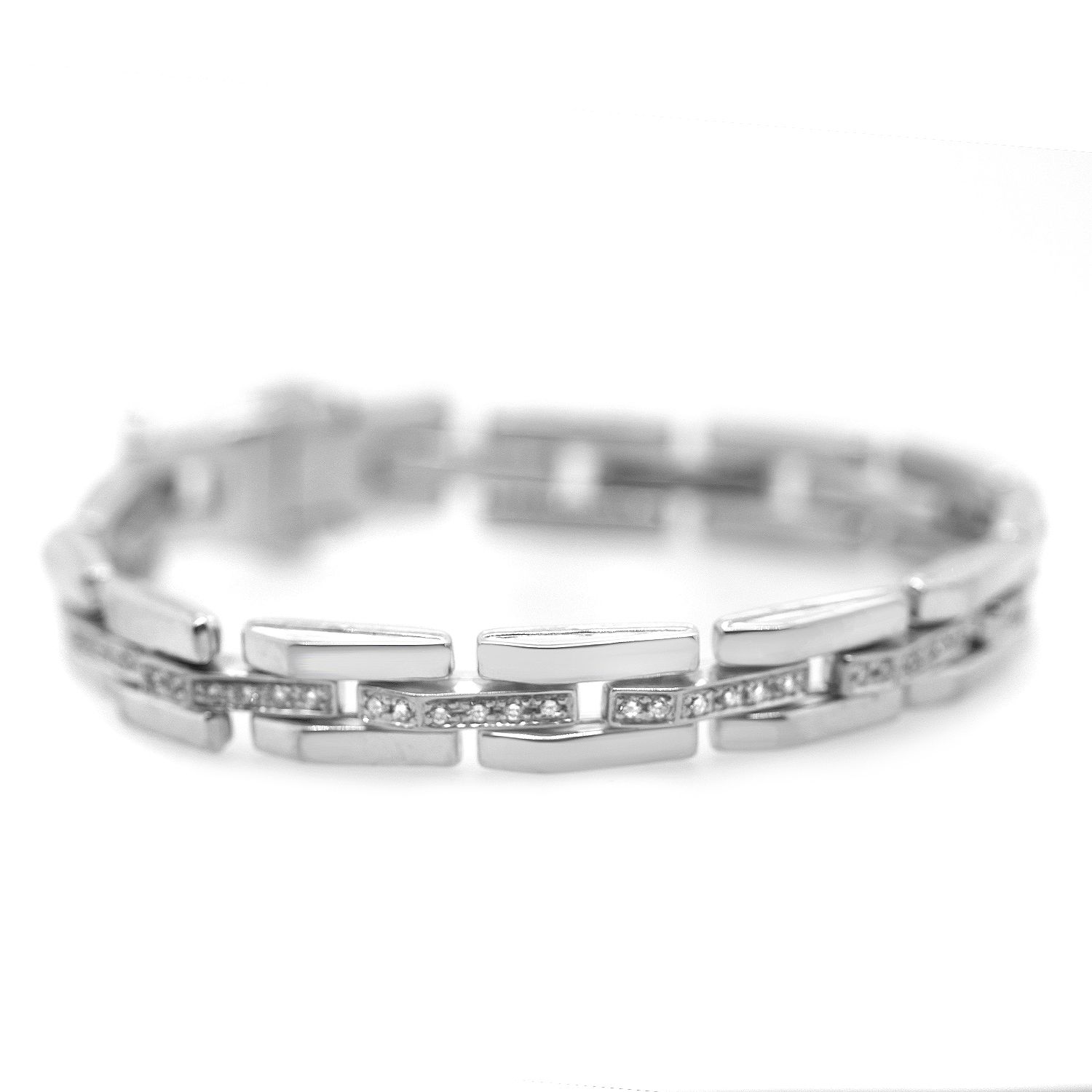 Chimento 18k White Gold .74ct Diamond Bracelet