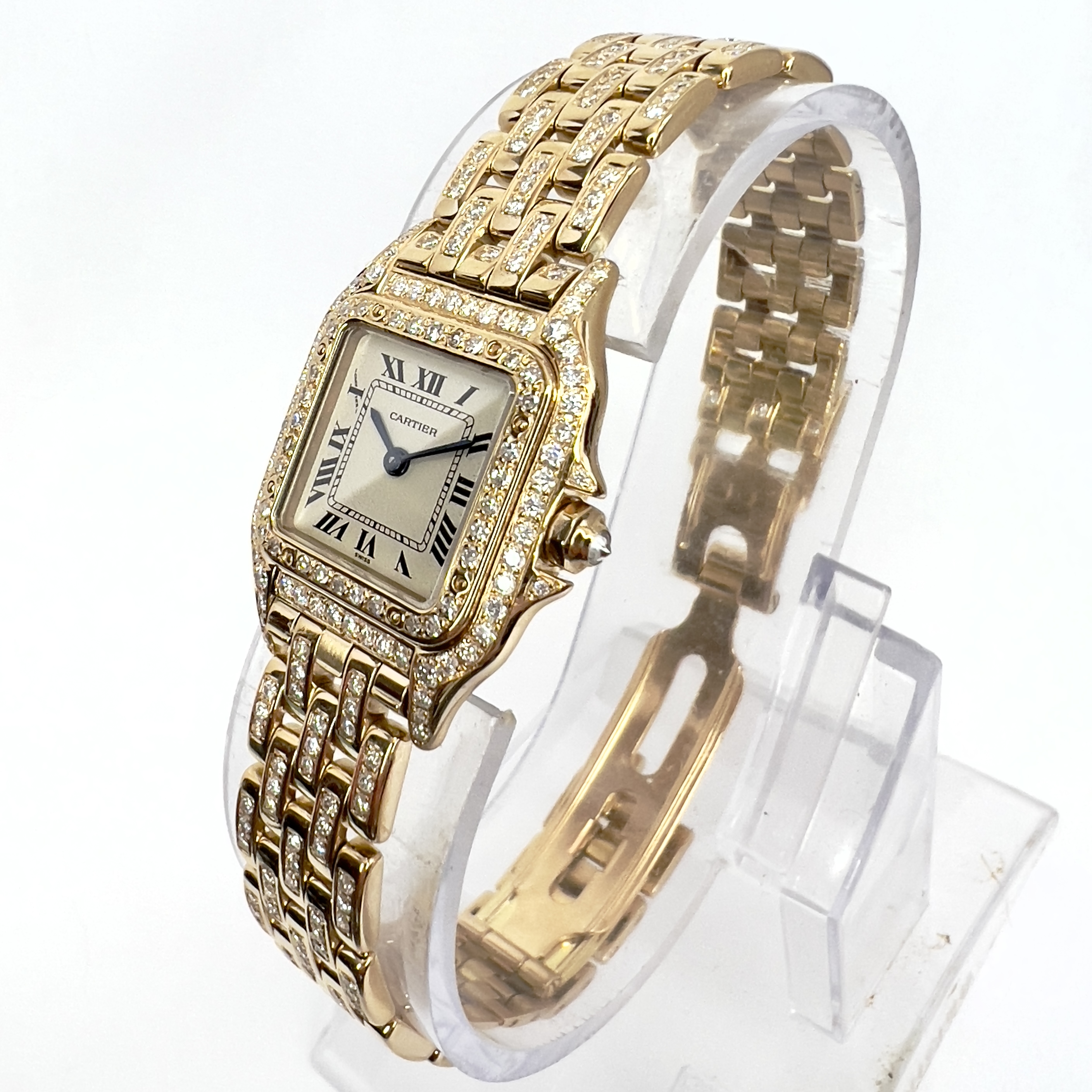 CARTIER PANTHERE 22mm 18K Yellow Gold Diamond Watch | | Buy at