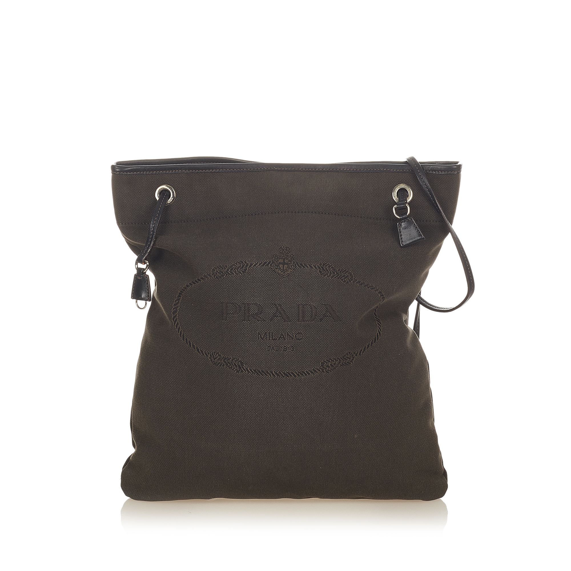 Prada Canapa Canvas Tote Bag