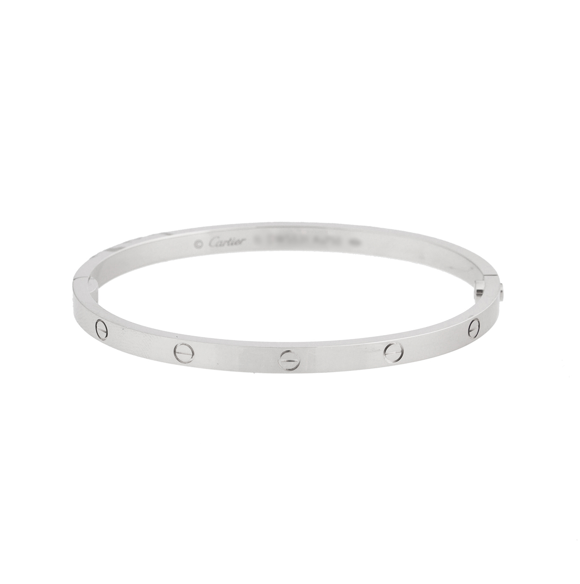 Cartier Love Bracelet 18K White Gold , SM Size 18