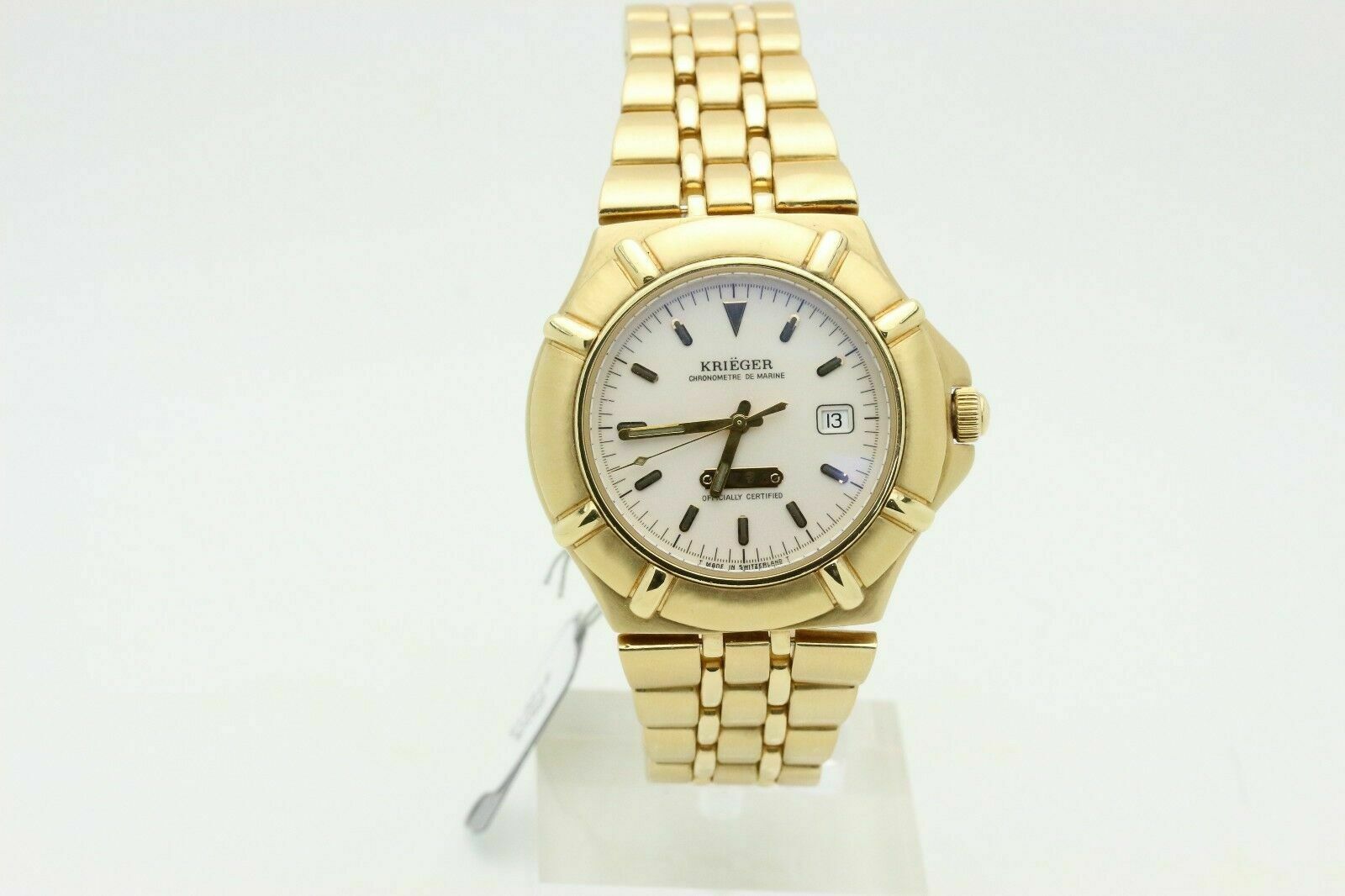 Krieger Watch K929 18K Yellow Gold De Marine Limited Edition Chronometre 40mm