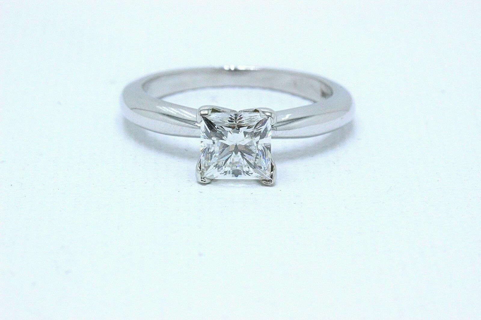 Celebration Diamond Engagement Ring Princess 1.00 CT H VVS2 14K White Gold