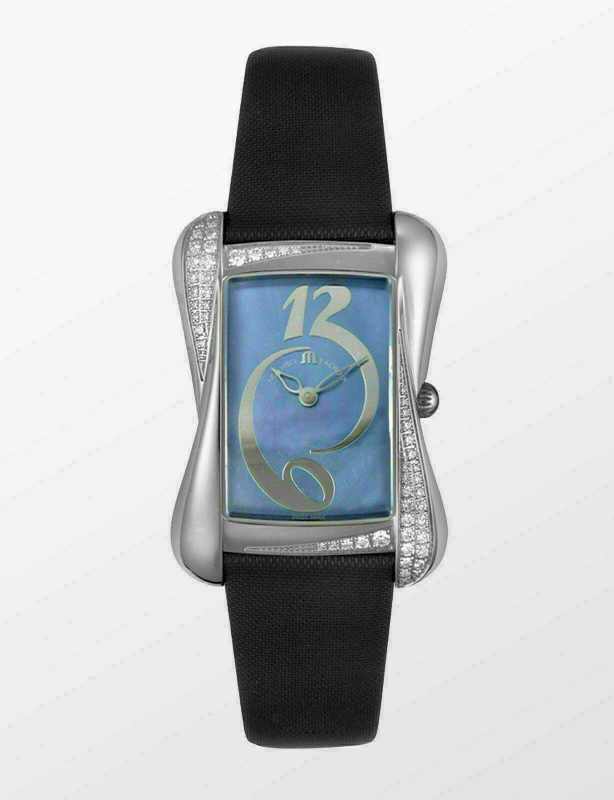 New Lady Maurice Lacroix Divina DV5012-SD551-360 Diamond MOP $2900 Quartz Watch