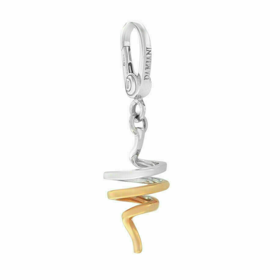 New Damiani Model: 20031625 18K White  Rose Gold $1,188 Spiral Pendant
