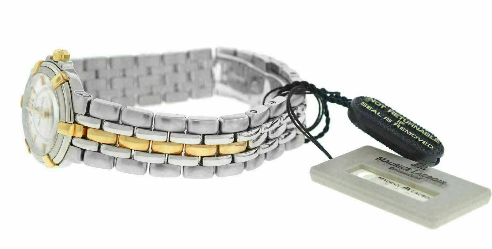 New Lady Maurice Lacroix Calypso CA1102-PS105-110 Gold Steel $2200