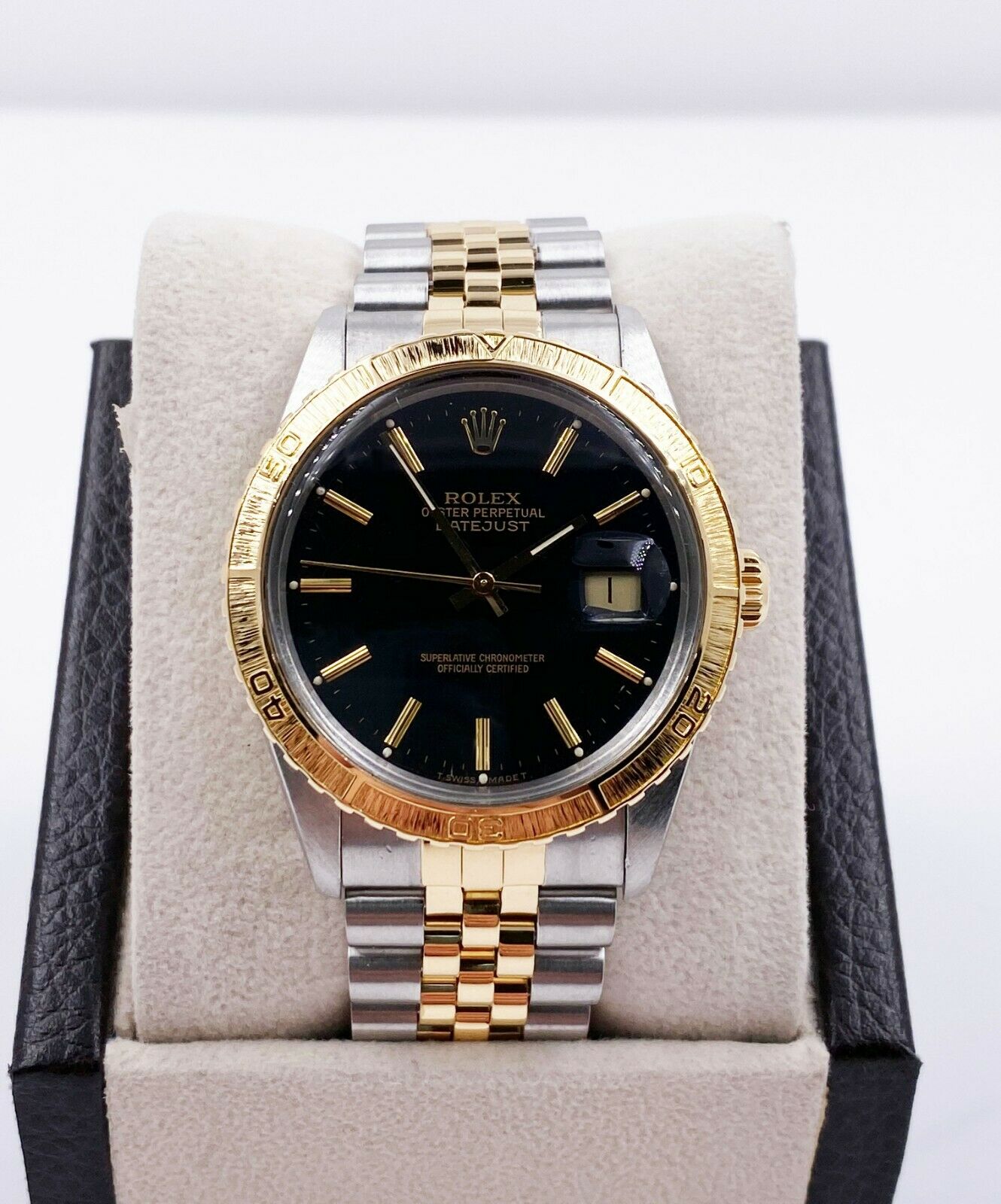 Rolex Datejust Thunderbird 16253 18K Yellow Gold Stainless Steel 