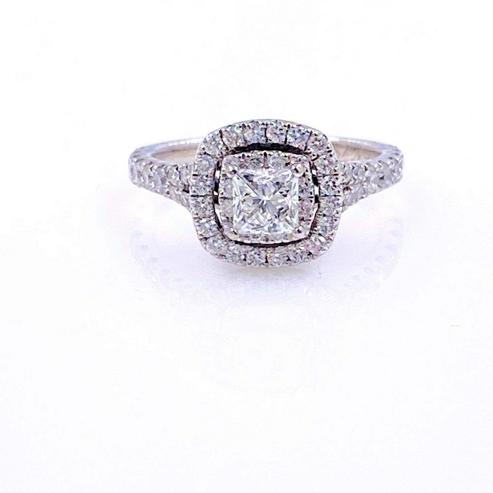 Neil Lane Engagement Ring with LEO Diamond 1.00tcw in 14K White Gold 