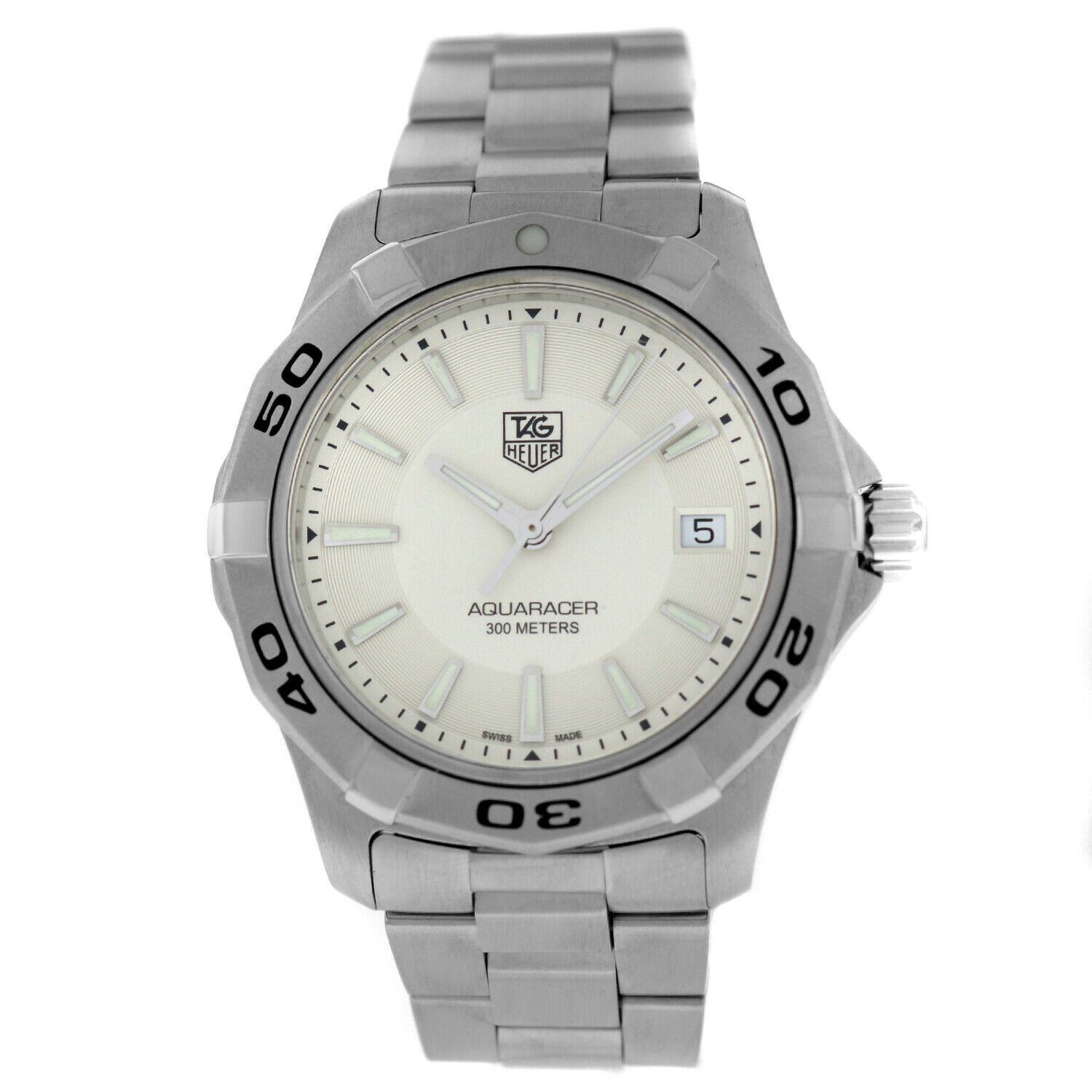 Tag Heuer Aquaracer WAP1111 Mens Stainless Steel 39MM Quartz Watch