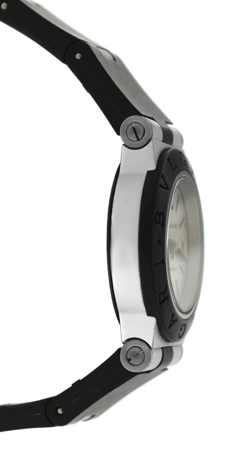 Bvlgari Bulgari Aluminum AL29TA Ladies Date Quartz 29MM Watch