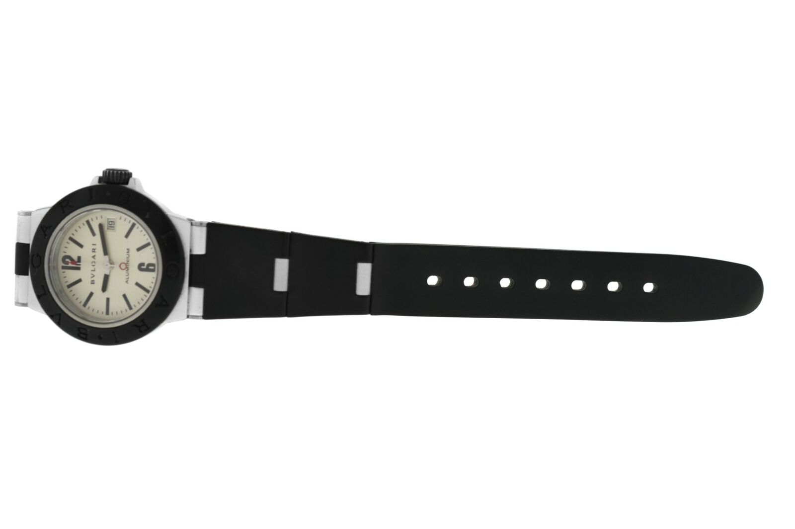 Bvlgari Bulgari Aluminum AL29TA Ladies Date Quartz 29MM Watch