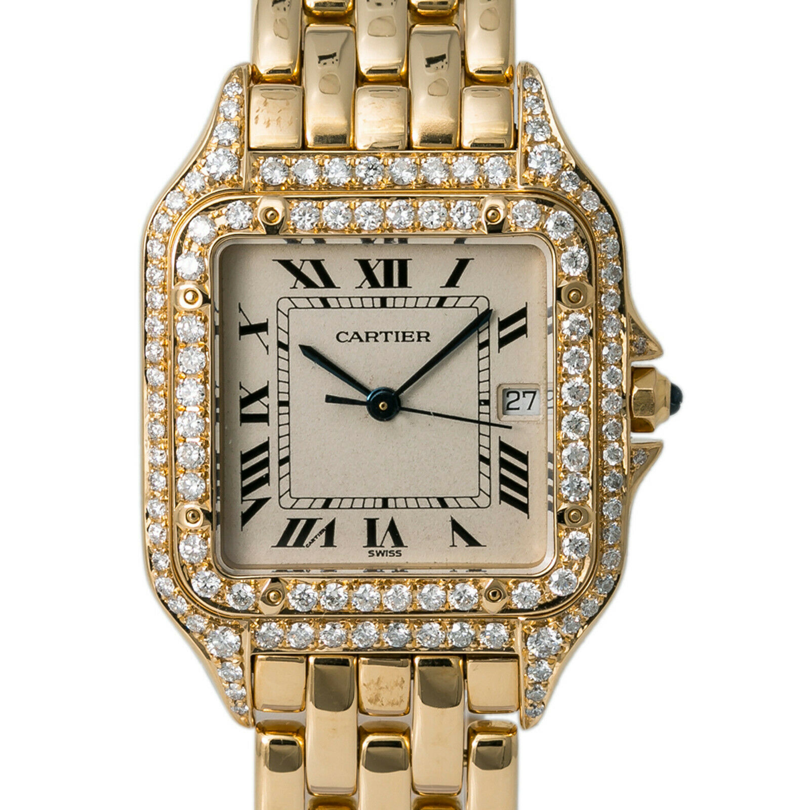 Cartier Panthere De Cartier 10600M Unisex Quartz Watch Diamond