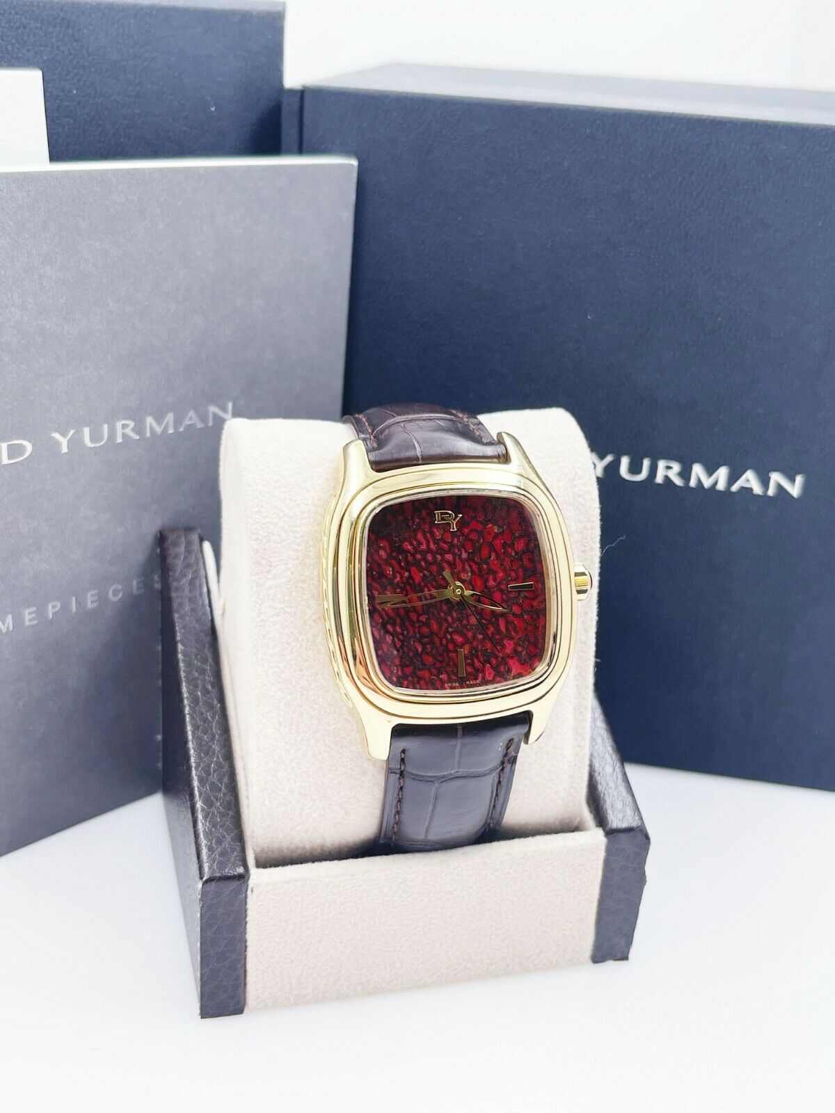 David Yurman Thoroughbred Dino Red 18K Yellow Gold T301 L88  display picture 3