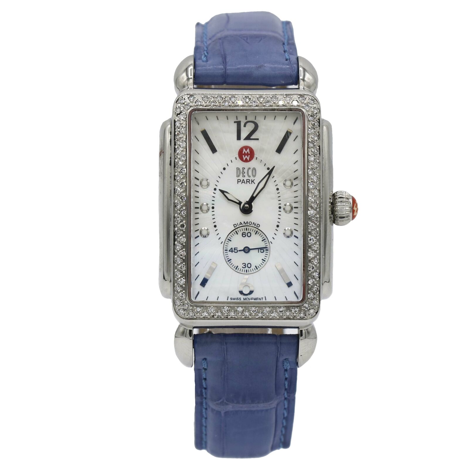 Michele Art Deco Park DIamond Women's Watch Stainless Steel MW06M01A1025