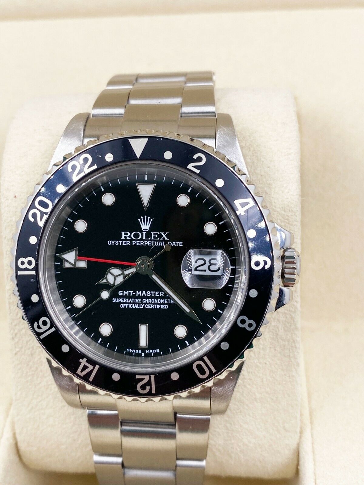 Rolex GMT Master II 16710 Black Dial Stainless Steel
