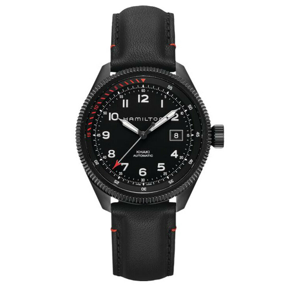Hamilton Khaki Aviation Takeoff Air Zermatt H76695733 PVD Automatic 42MM Watch